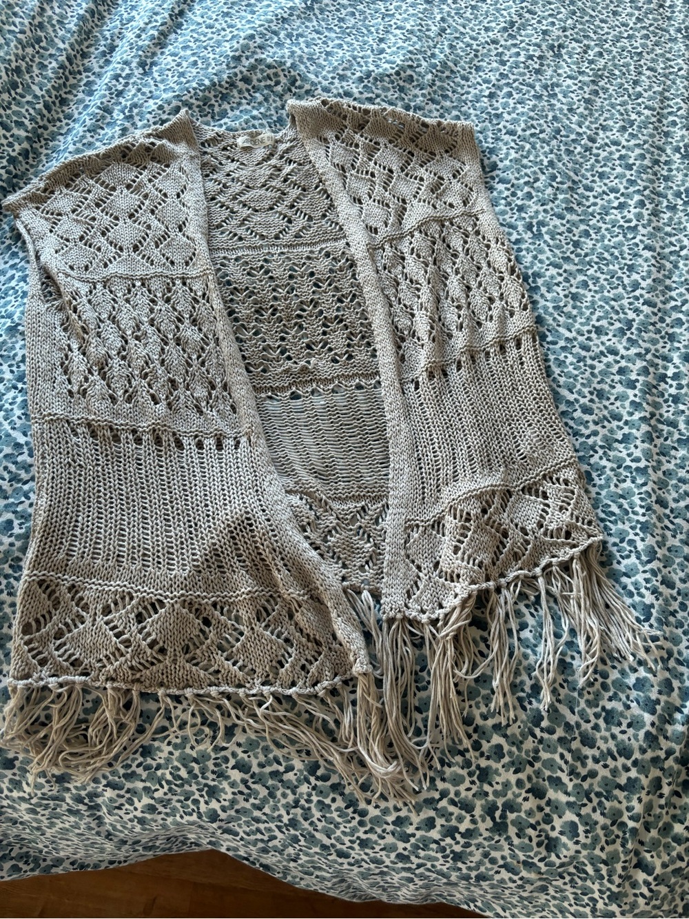 Xs-s crochet vest cardigan